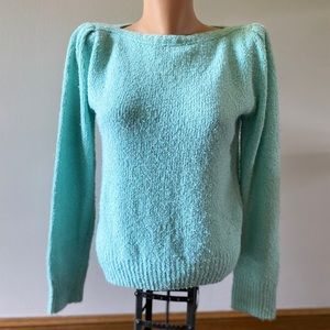 Vintage Crazy Horse Angora and Silk Blend Sweater